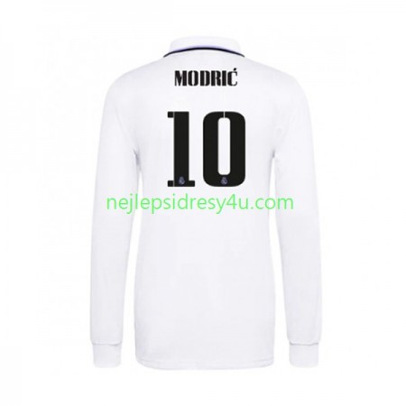 Fotbalový Dres Real Madrid Modrić 10 Domácí 2022/23 Dlouhý Rukáv